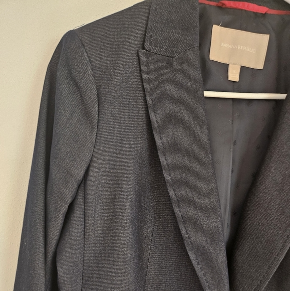 Banana Republic Dark Denim Blazer In Indigo Blue - Picture 4 of 7